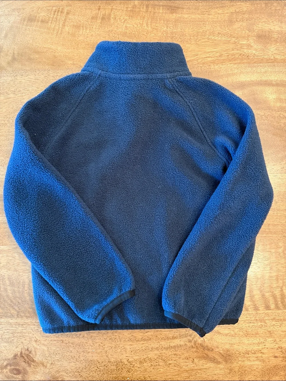 Nike Kids Navy Blue Full-Zip Fleece Jacket with White Swoosh